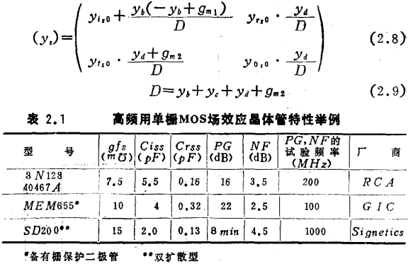 MOS管結構高頻